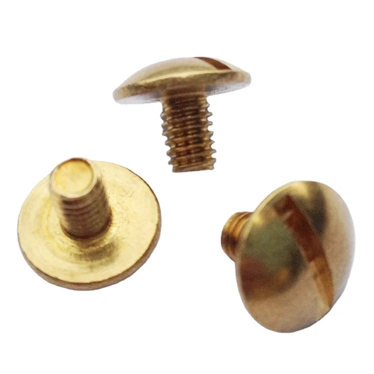 M3-M4 Small Slotted Drive Truss Round Head Copper Antique  Brass  decorative Set Screws