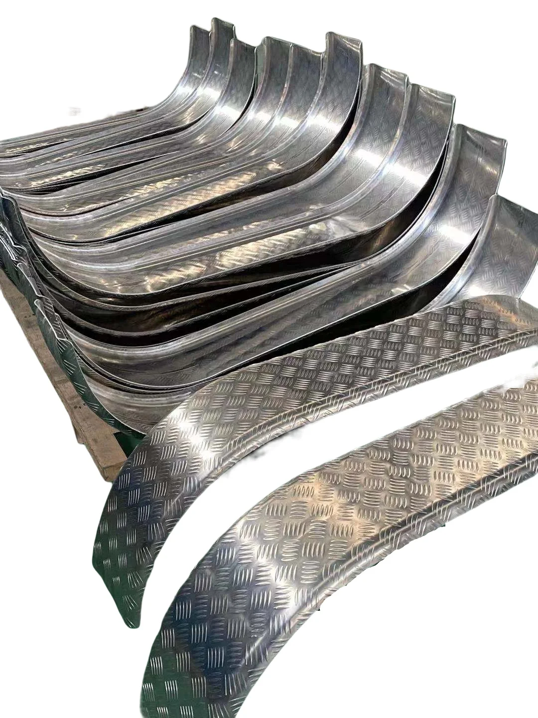 Top Quality Custom Size 72x9 Aluminum Tread Plate Trailer Fender Aluminum Stainless Steel Truck Fenders For Truck