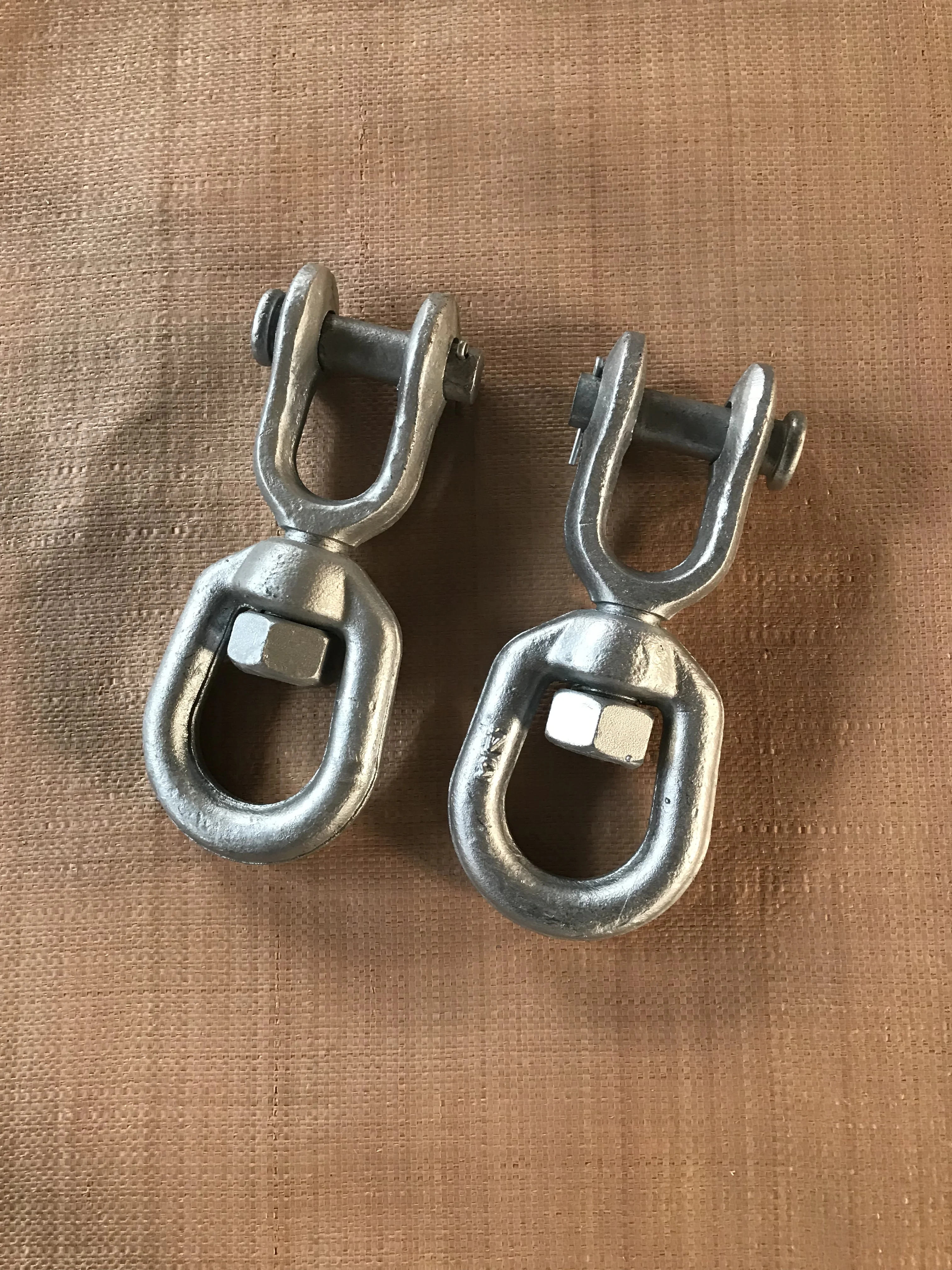 US Type G403 High Tensile Carbon Steel Swivel Anchoring Winching Galvanized Jaw End Chain for Marine Application