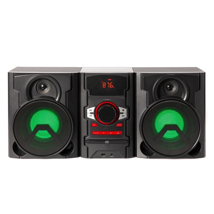 Brand new technology newest products CD Stereo System Digital FM Radio  Multicolor LED Speaker Lights CD Player