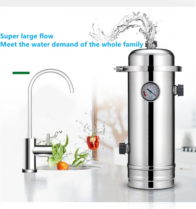 3500L/h household stainless steel PVDF ultrafiltration membrane water filter