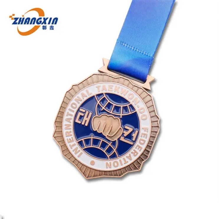 Custom 3d Metal Soccer Baseball Football Medal Award Custom Sports Medals and Ribbons