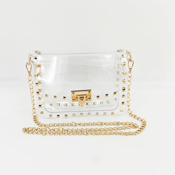 Women Clear Crossbody Bag Cute Sports Concert Party Present Clear Purse  Events Stadium Approved Clear PVC Clear Crossbody Bag