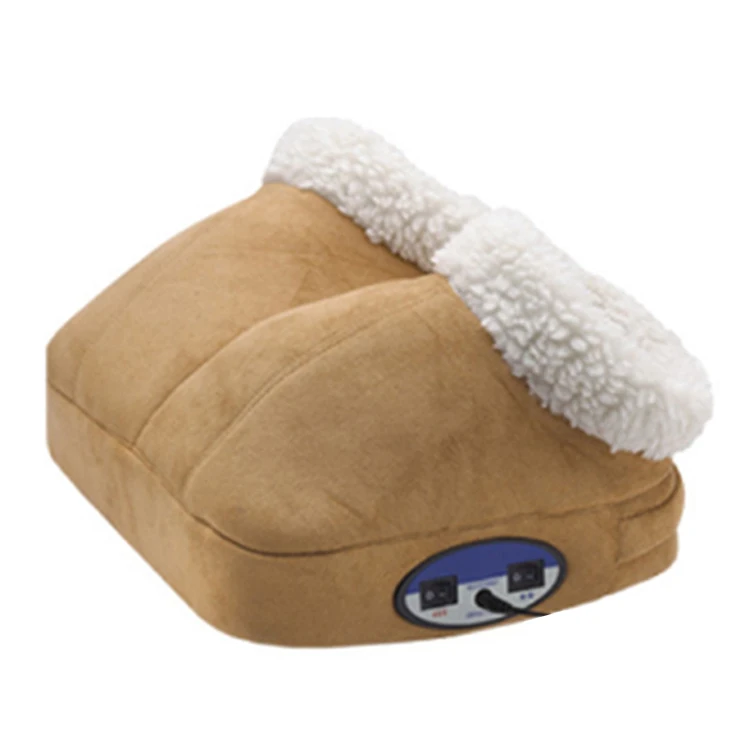 Оптовая продажа электрическая обувь с подогревом для циркуляции крови рождественский подарок грелка ног массажер