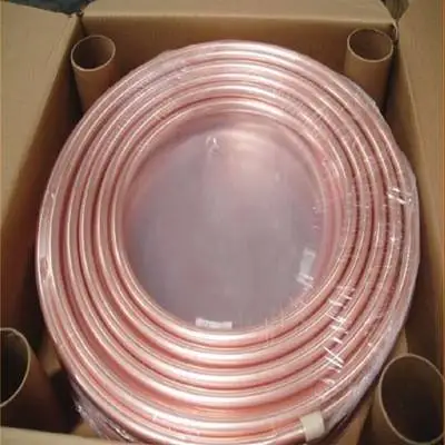 Медная катушечная труба ASTM B280 C12200 c2400 медная трубка для кондиционирования воздуха медные катушечные трубы охлаждения