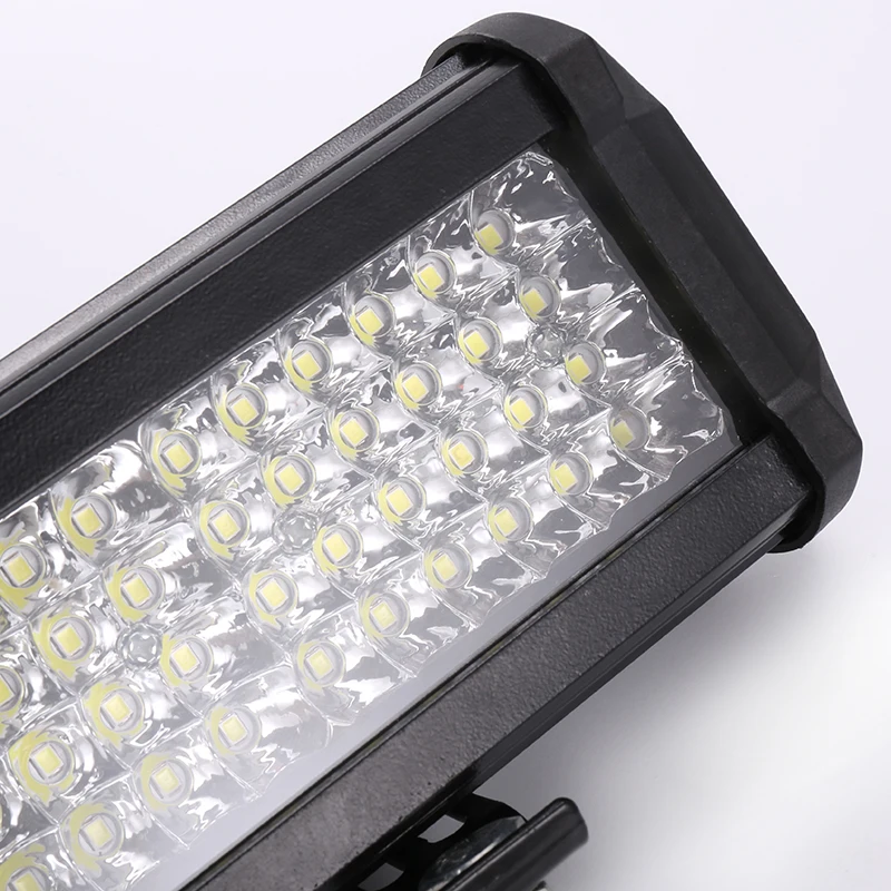 PUERXIN 7Inch 144W LED Work Light 9-36V Truck SUV ATV Offroad Flood Spot LED Light Bar For Car Off Road