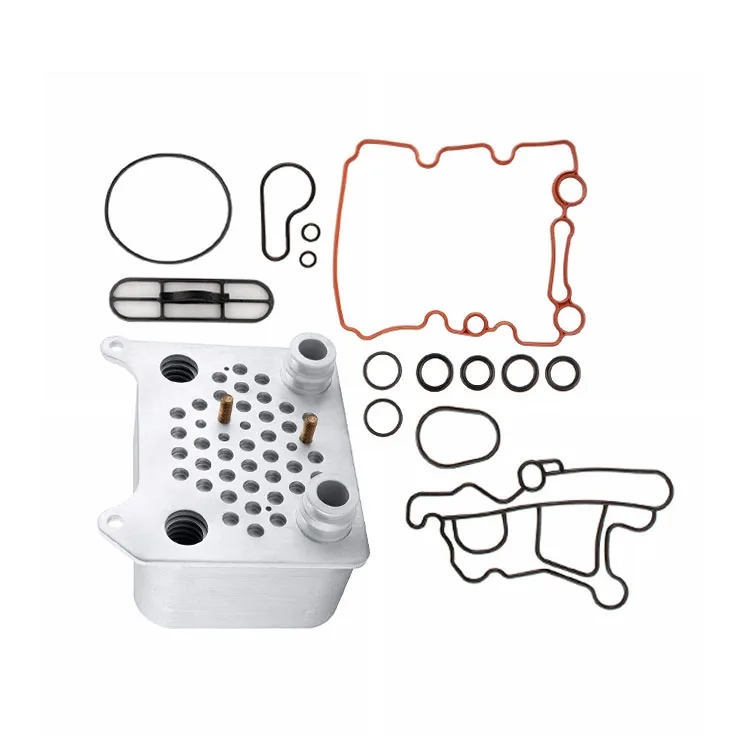 3C3Z6A642BB Oil Cooler Kit Replacement Oil Cooler With Gasket for Ford F250 F350 F450 6.0 Powerstroke 6.0L 2003-2007