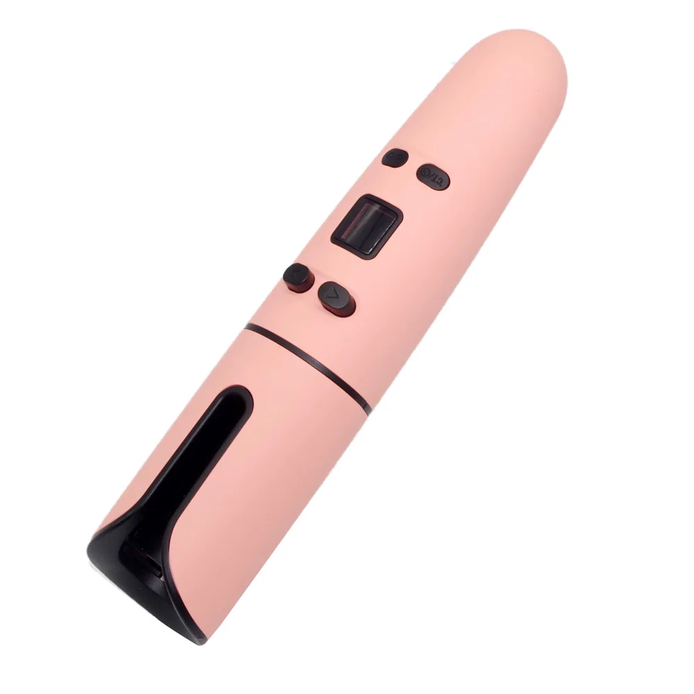 Rechargeable Automatic Rotating 6 Temps 3 Timers Cordless Automatic Curling Irons