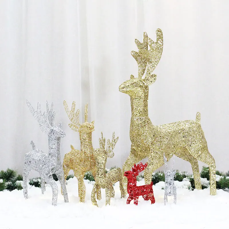 
Wholesale Outdoor Christmas decoration Christmas deer with Light Christmas ornament 