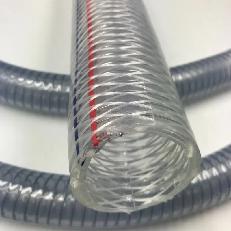 Manufacturer Supply Flexible Pvc High Intensity Fiber Suction Soft Hose