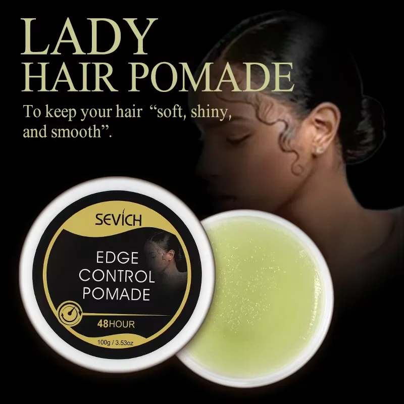 SEVICH Quality Hair Styling Wax Hot Selling Strong Natural Care Product Custom Edge Control And Brush Hold Logo
