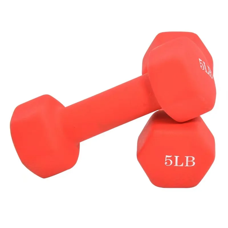 Buy cheap ones online women exercise red dumbbells for gym 2kg set