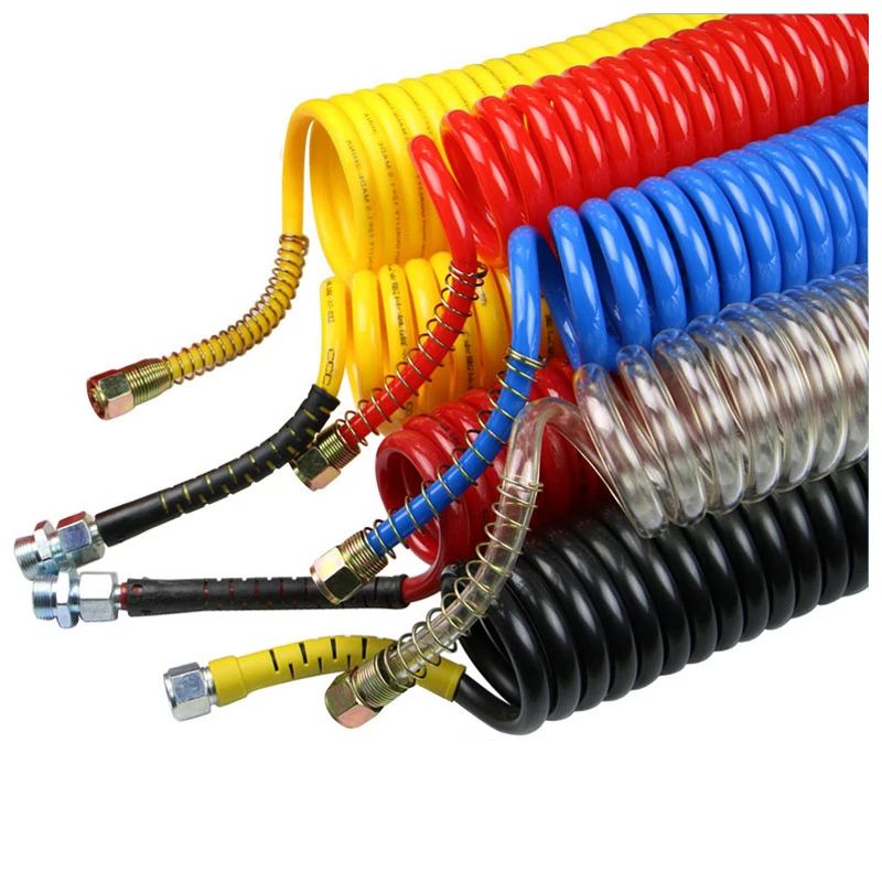 DOT SAE ISO DIN approved factory supply PA12 coiled nylon tube for truck air compressor