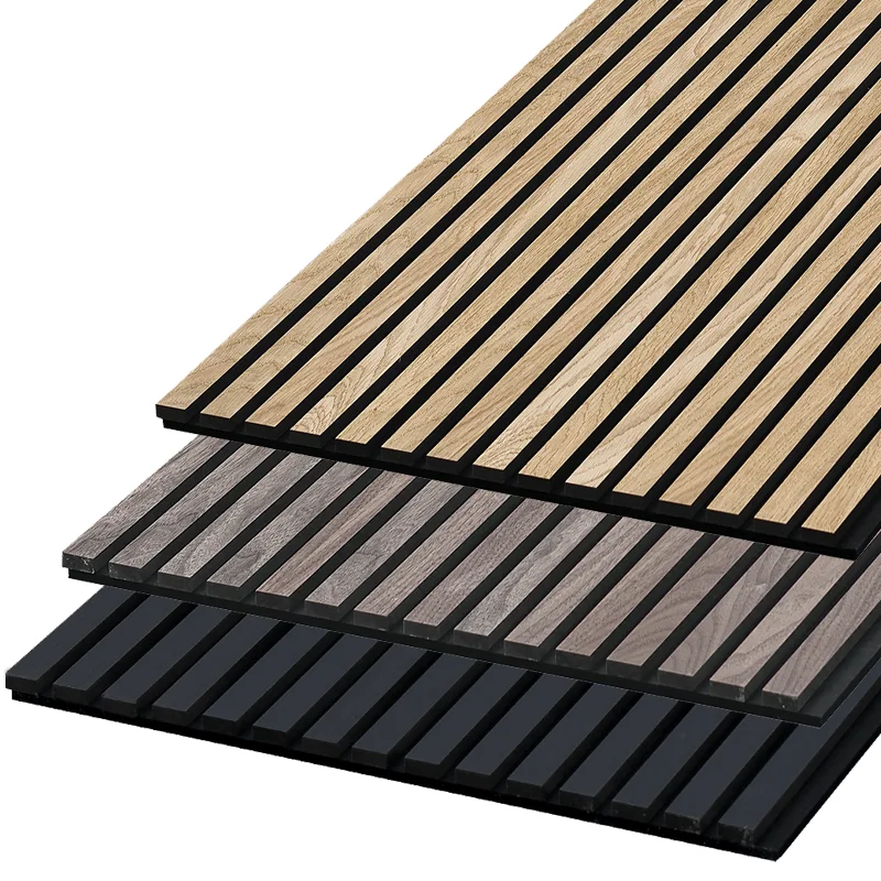 Akupanel Economic Sound Isolation Wooden Acoustic Panel For Interior Decoration Slat wall Panel