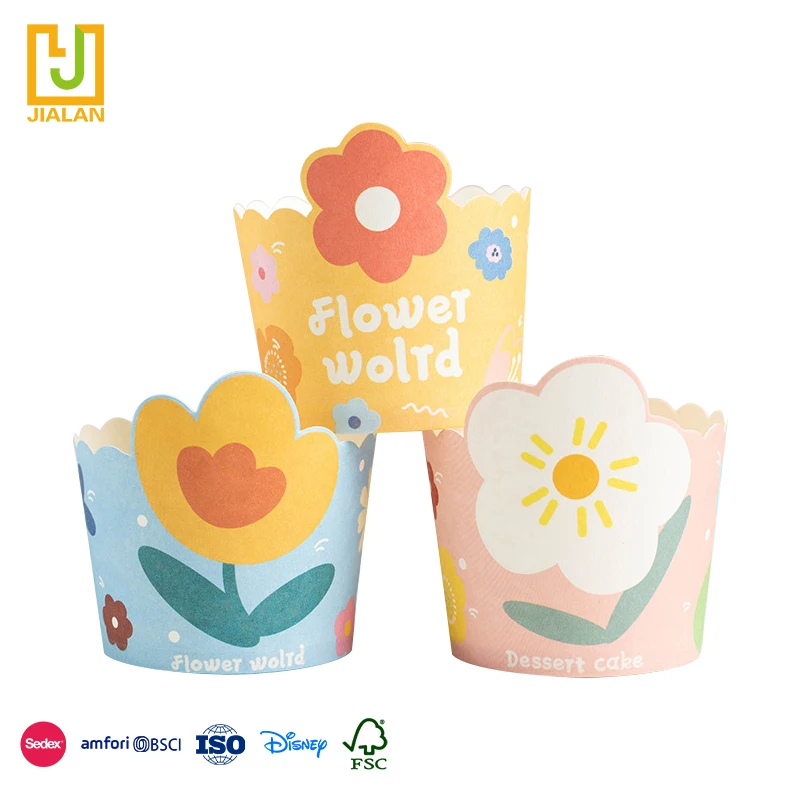 High quality Crepe food paper takeaway holder bubble waffle cone packaging Ice cream egg pancake box