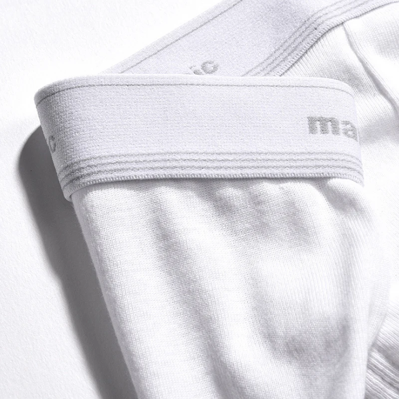 Custom Made Mens Comfortable Simple Solid Underwear Boxer Briefs 100 Cotton Eco-Friendly Panties