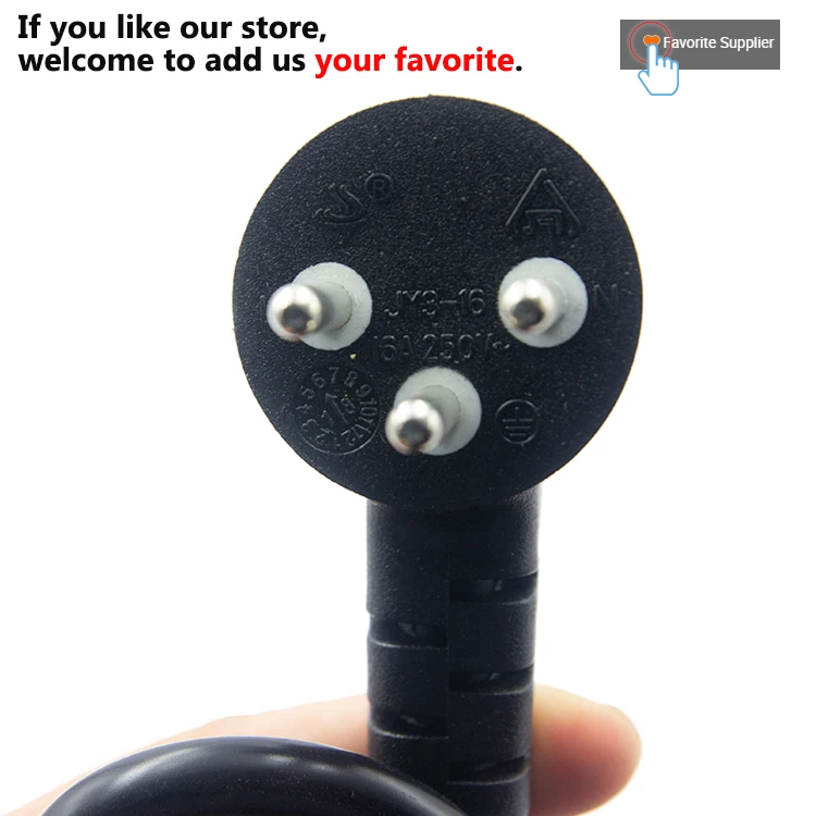 
Israel Style 1.5m Computer Cable CCC 3 Pin Power Cable For Computer 