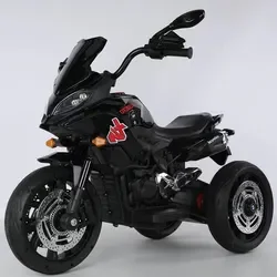 Kids 3-Wheel Electric Motorcycle Slingshot 12V 4 Engine Battery with Storage Music Tricycle for 2-4 Year Old Children