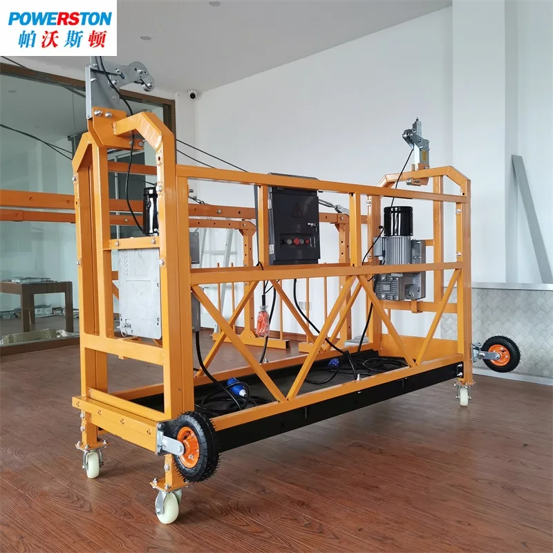 Hot Selling ZLP630 ZLP800 Electric Lifting Scaffolding Stage Platform For Building Clean