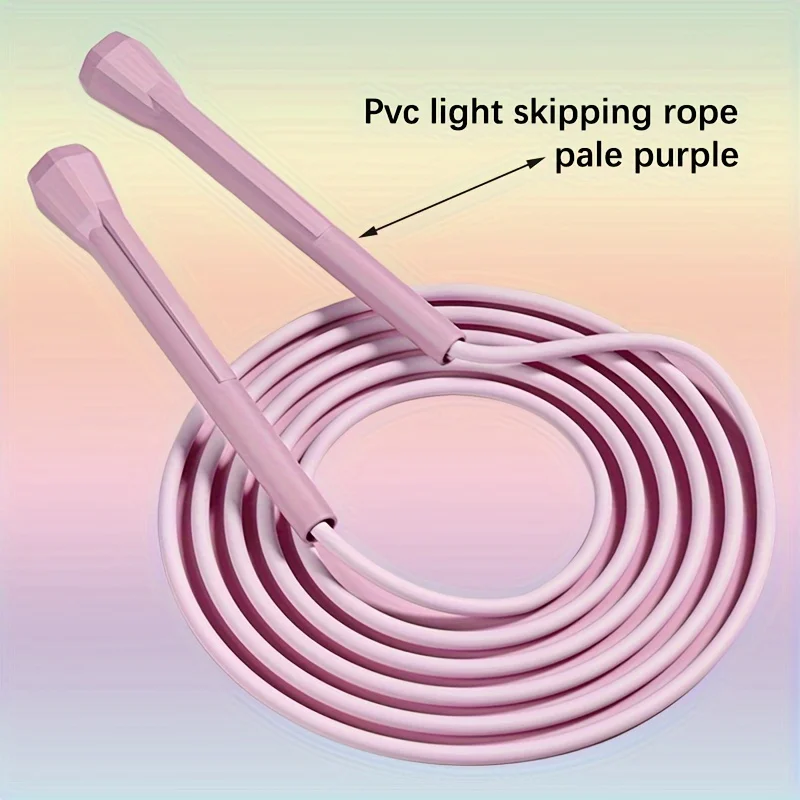 Professional Indoor Outdoor Adjustable Jump Rope Lightweight Speed Pvc Skipping Speed Jumping Ropes For Fitness Training Workout