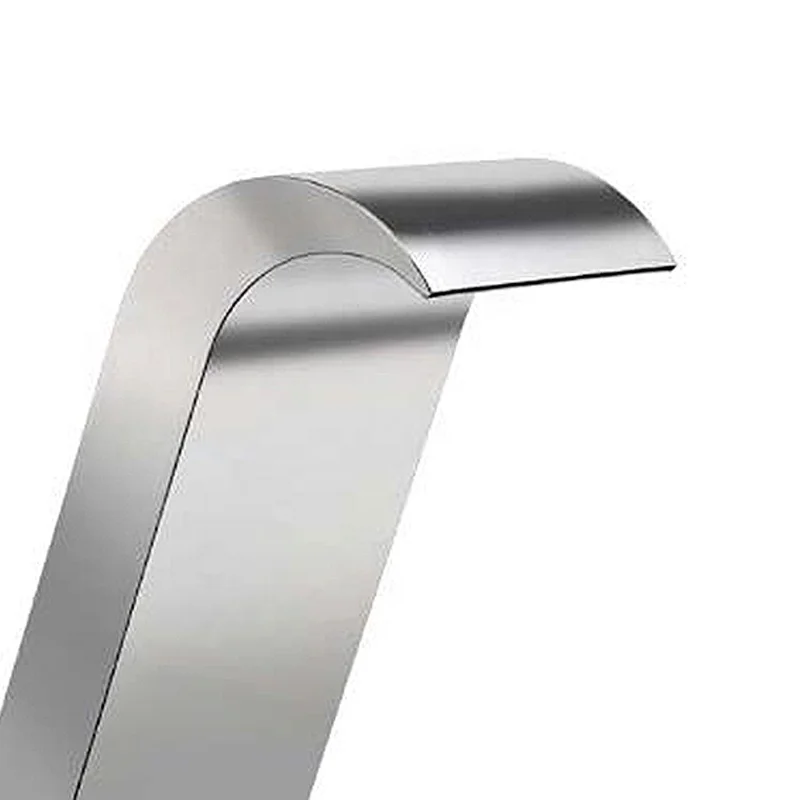 Swimming pool equipment curved hook-and-groove Bath Stainless Steel Pool Decorated Fountain Waterfall