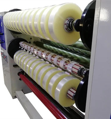 Complete set OPP adhesive tape from large rolls to small rolls Slitting winding rewinding machine BOPP gum tape production line