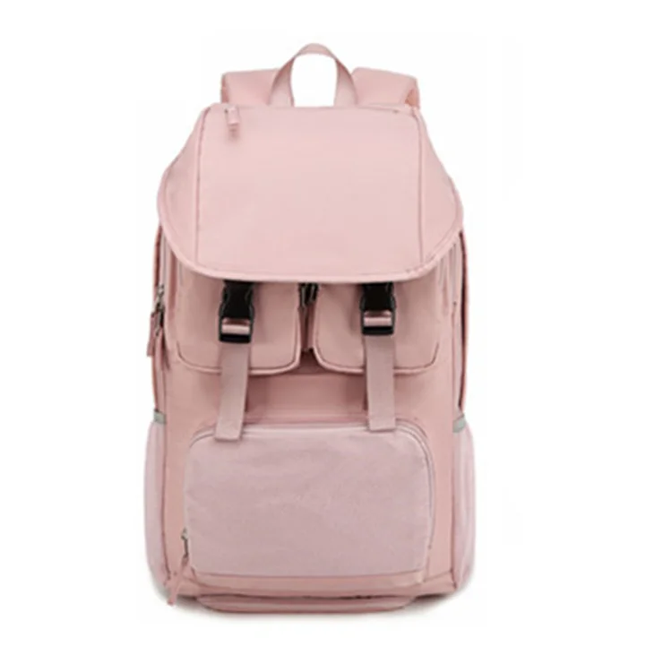 Waterproof Pink Travel Laptop Backpack for Women Mens Carry on Luggage Bag College students Notebook Computer Backpacks