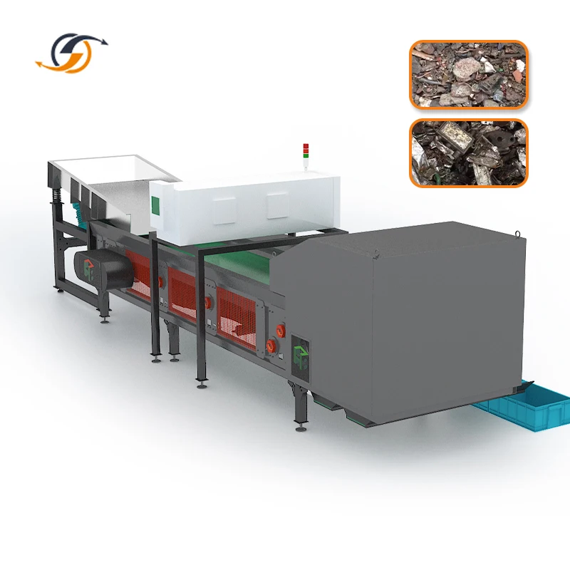 Metal Sorting Machine Electronic Waste Sorting Stainless Steel Copper Aluminum Separation Used Car Plastic Recycling Machine