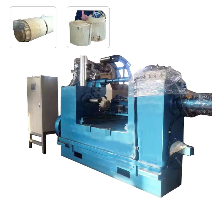 CNC Automatic Wood Veneer Peeling Machine Customized OEM 220V Wooden Cutlery Making Machine English Service 22KW Press,plc 2125