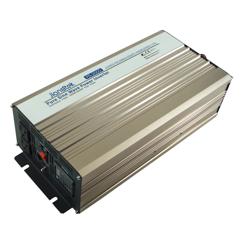 JIANGTEK PS-2000 2000 Вт DC 12 В 24 48 в AC 110 220 чистый синусоидальный Солнечный инвертор