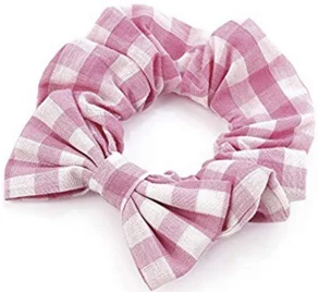 factory supply custom cute hair bow scrunchie for kids