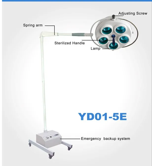 HFoperation theater light cold light operating lamp mobile standing lamp with operation room emergency