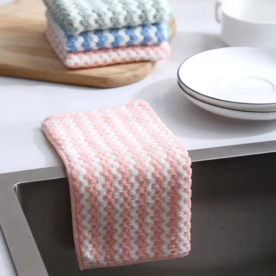 cheap do strong household Coral wool cleaning rags