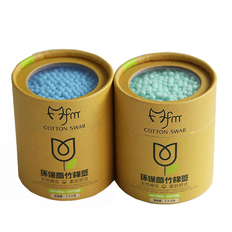 Strong absorption natural good cotton sterile medical cotton swabs wooden stick