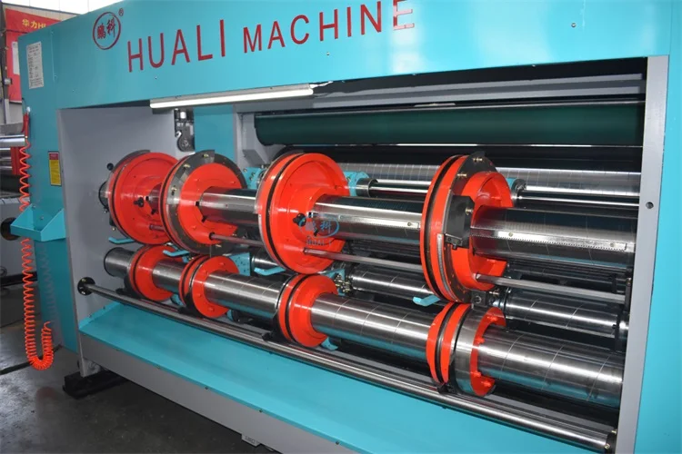 Chain feeder 2 3 4 colors corrugated carton box flexo printer slotter machine