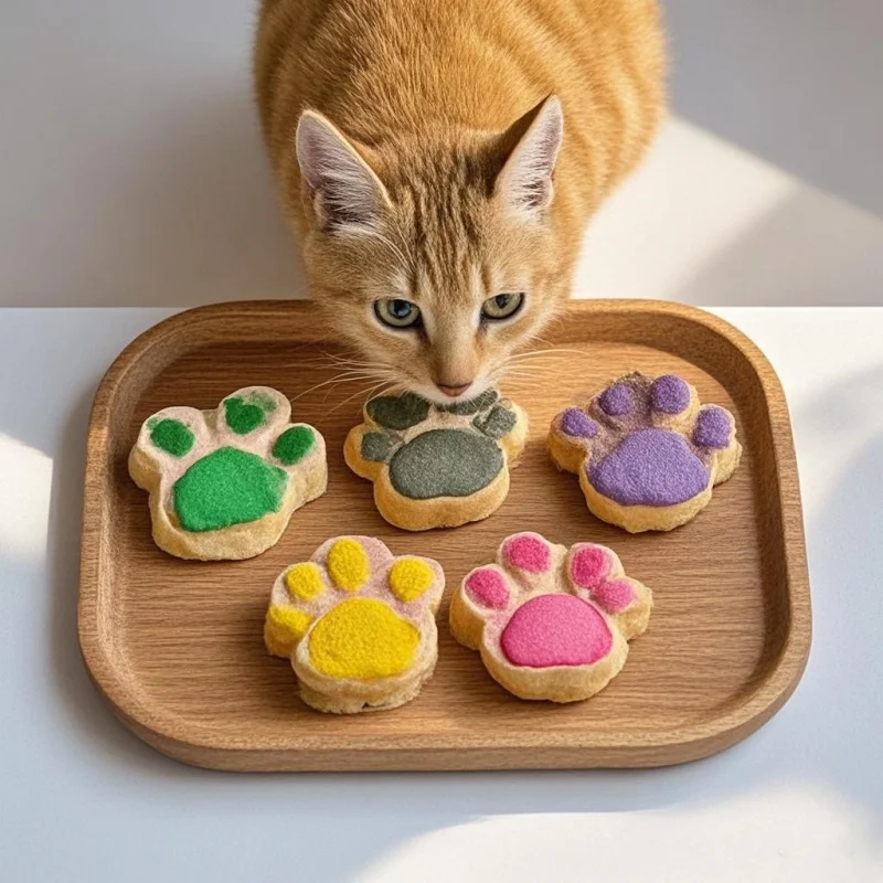 Wholesale Pet Freeze-Dried Cat Claw Treats Cute Cat Paw Lollipops Snacks for Cats