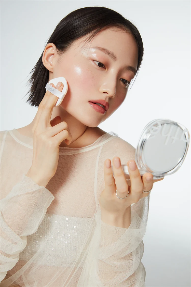 Premium Quality Athe Glazm Watering Cushion Mini 1.5 Nu Vanilla Spf50+ For Smooth Reflective Skin Expression