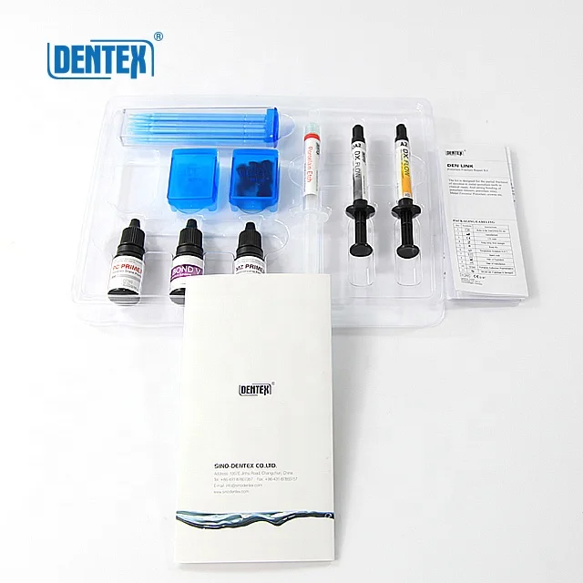 Dentex dental Porcelain repair kit metal alloy zirconia repair kit