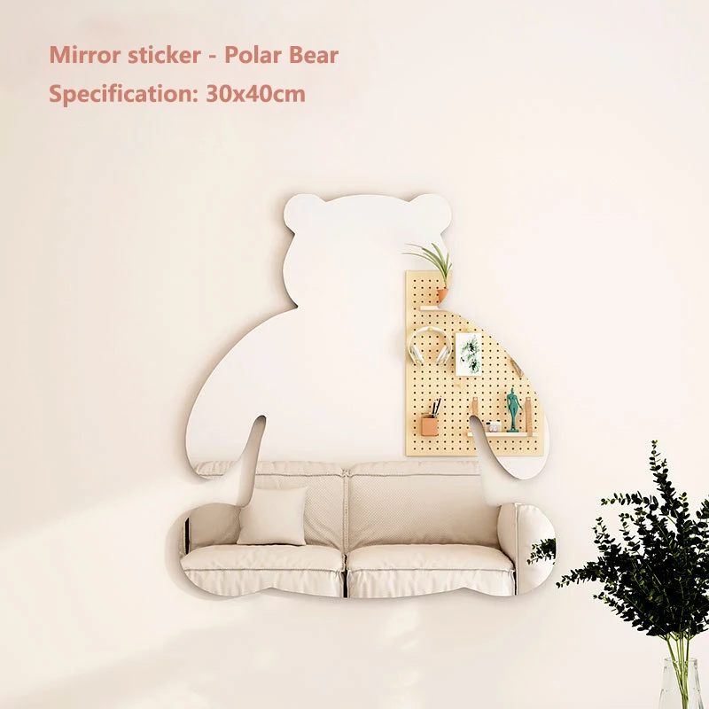 JM1060 Cross-border Geometric Line Photo Frame Sexy Beauty 3D Acrylic Mirror Sticker Home Decoration Self-adhesive Wall Sticker