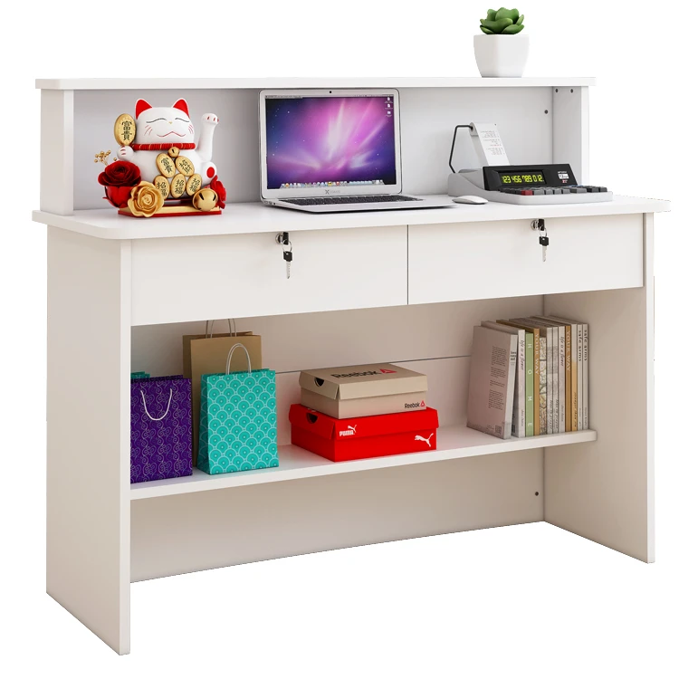 JS998 cash wrap counter checkout counters tables cashier boutique cashier desk high counter design