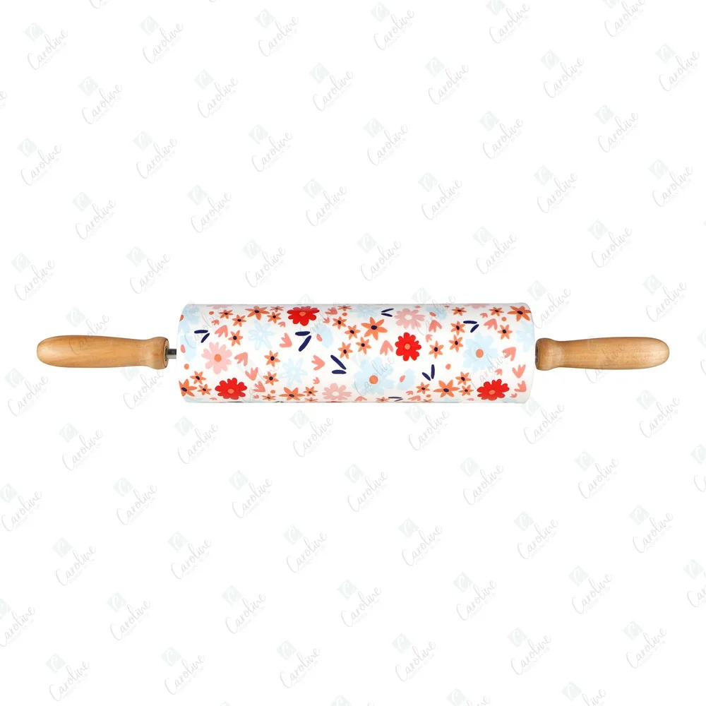 Caroline Custom Wholesale Ceramic Rolling Pin Baking Tool Dough Roller