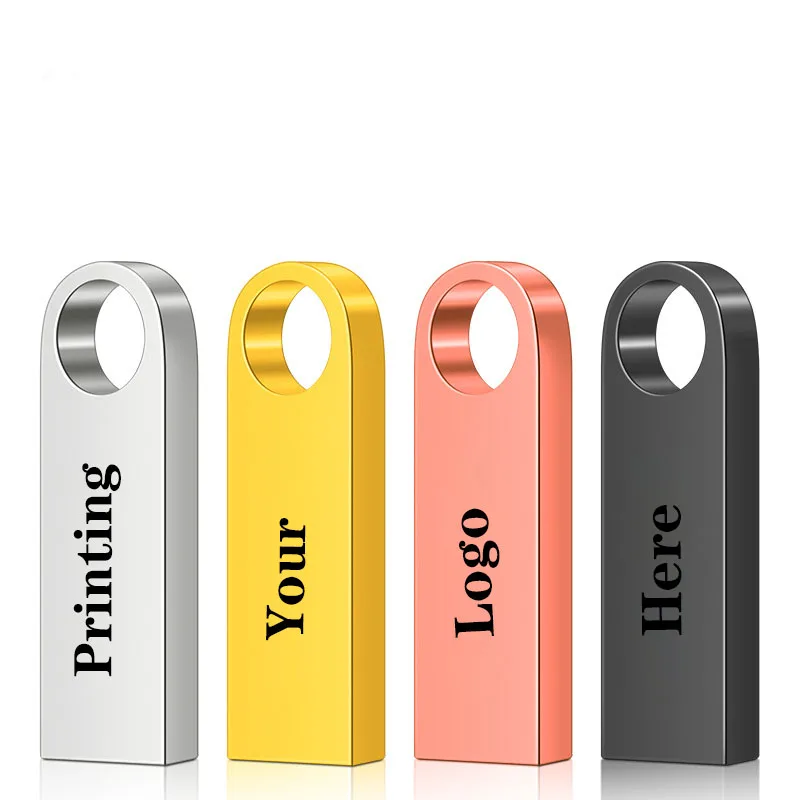 Nuoxin Custom Mini Sublimation Blank Metal Usb Real Capacity High Speed Flash Drive 4GB 8GB 16GB 32GB 64GB 128GB Memory Disk