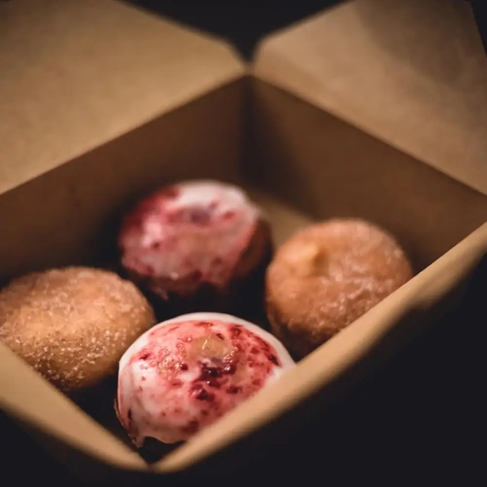 Customized logo restaurant takeout carry out containers kraft paper takeaway fries chicken Burger small food package boxes