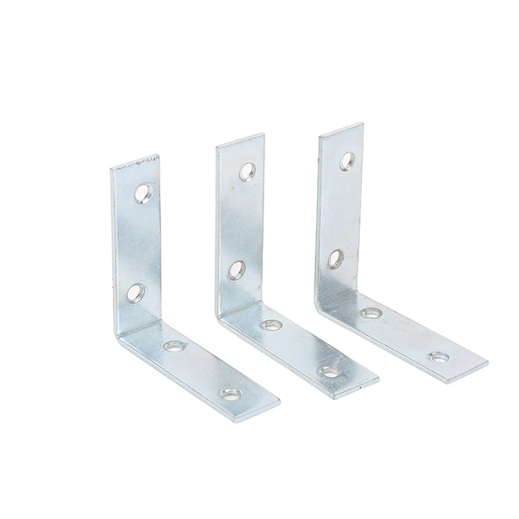 
10 Pack Chinese Supplier Cheap Metal Parts Shelf Corner Construction L Shaped Bracket 