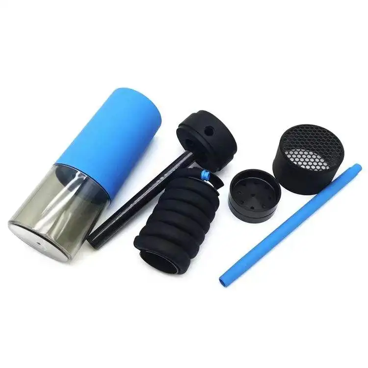 Portable Car Trip Mix Color Shisha Hookah Custom Logo Travel Hookah