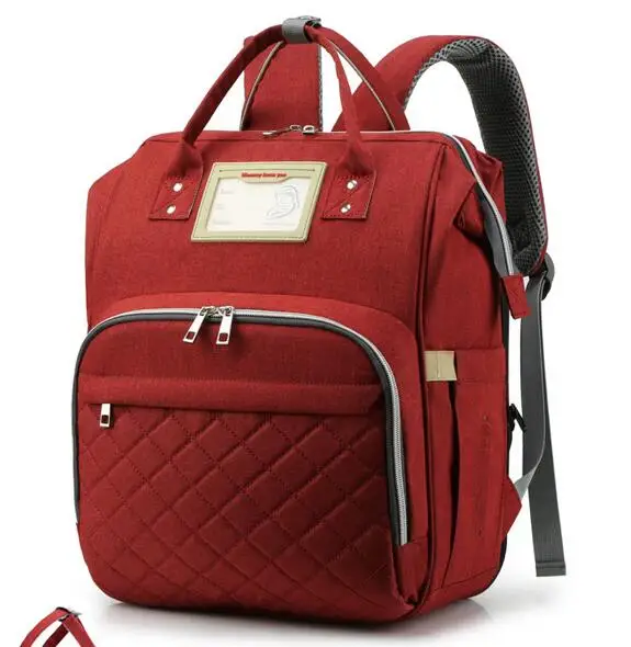 Mummy Bag 3 in 1 Travel Bassinet Foldable Baby Bed Portable Diaper Changing Station Backpack Baby with Mattress