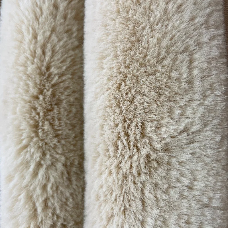 customized supplier polyester fake rabbit fur coat jacket toy fur fabric