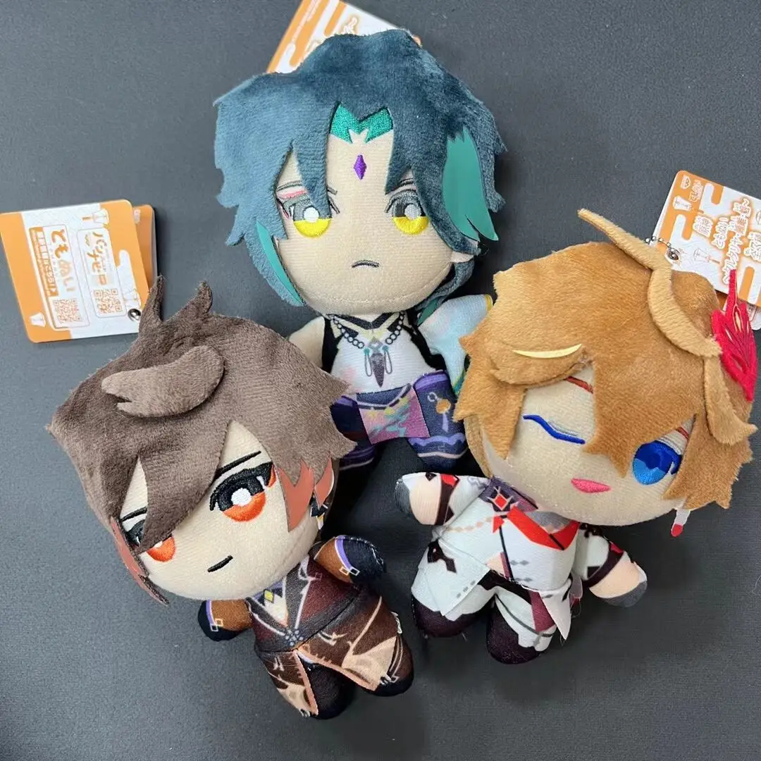 Genshin Impact Tartaglia Zhongli Xiao Pendant 5 Inch Genshin Impact Plush Doll Toys