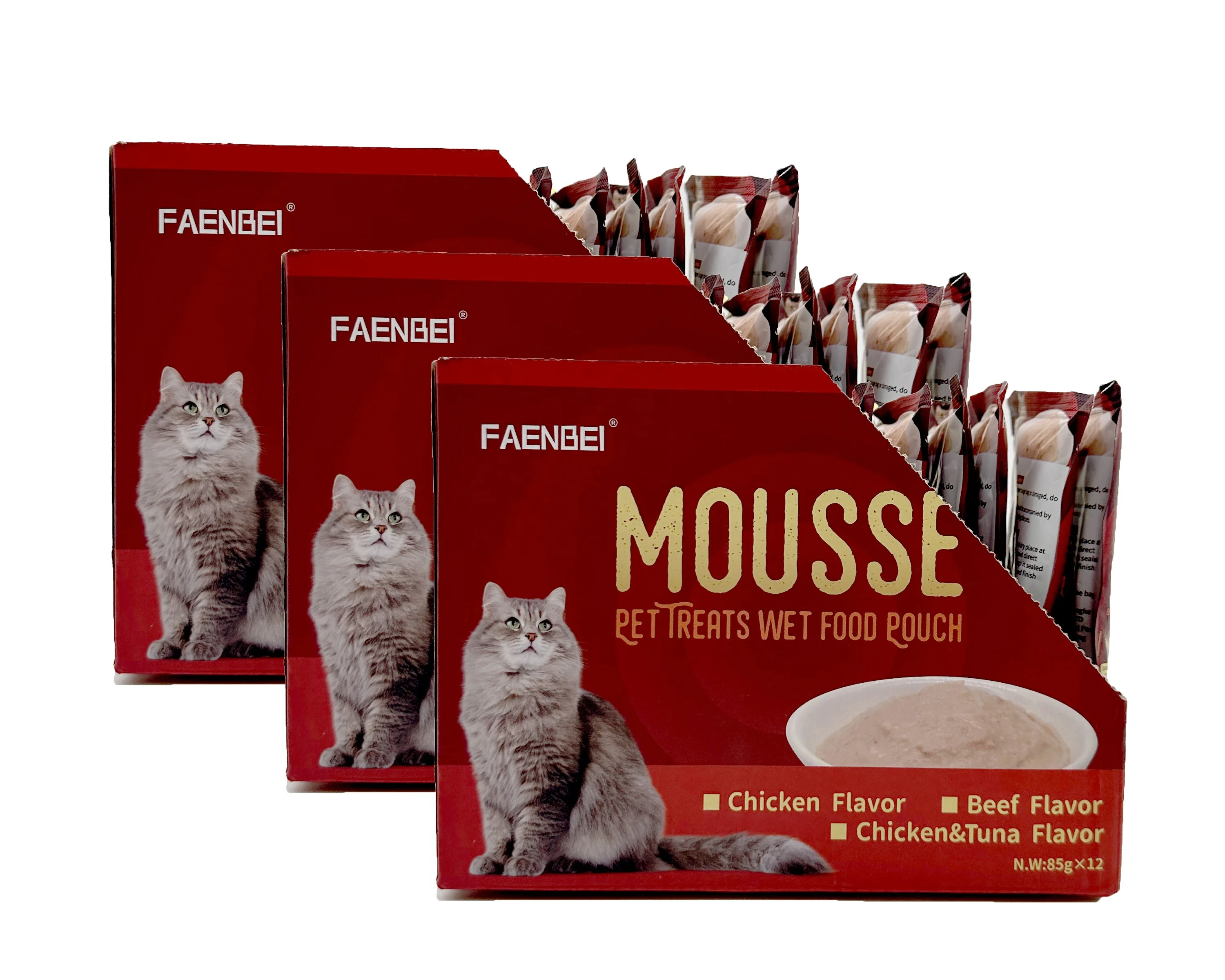 Factory Direct Sales High Nutrition Pet Food Mixed Flavors Wet Canned Snacks For Cats, Dogs And Pets