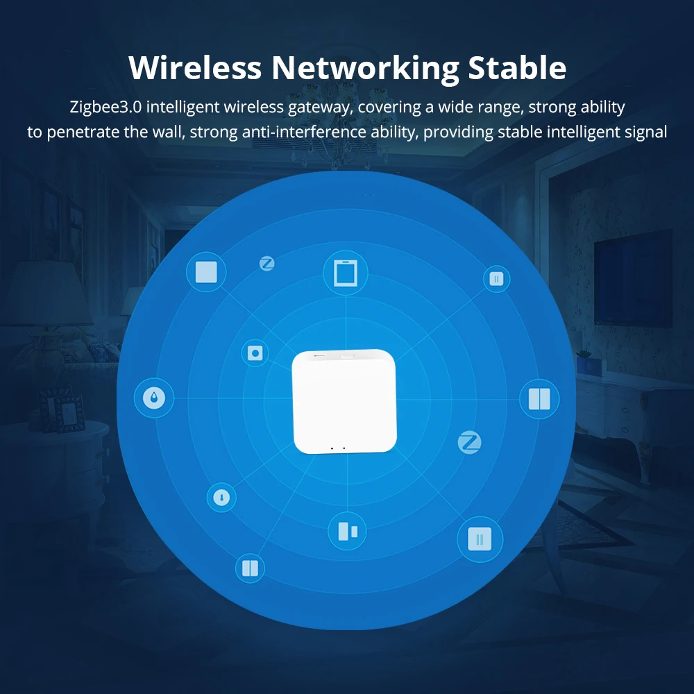 Шлюз Zemismart Tuya Zigbee, беспроводной мост с дистанционным управлением для умного дома, устройство Zigbee